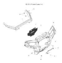 2013 RZR 570 EFI INTL (R13VH57FX)