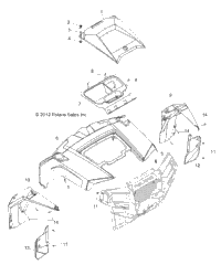 2013 RZR 4 XP 900 PS INTL (R13XT9EFX)
