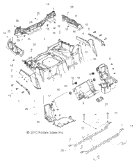 2012 RZR 800 EFI/EPS (R12VH76AB/AD/AF/AH/AI/AJ/AM/EAB/EAS)