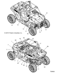 2015 RZR XP 1000 (Z15VDE99AT/AL/AV/AW/LP/EW/AO/AP/AZ/NV/NW/K99AA/AU)
