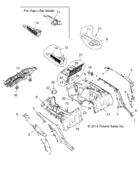 2015 RZR XP 1000 (Z15VDE99AT/AL/AV/AW/LP/EW/AO/AP/AZ/NV/NW/K99AA/AU)