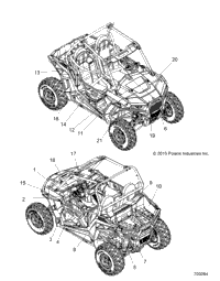 2016 RZR 900 60 INCH ALL OPTIONS (Z16VBA87A2/AB/L2/E87AB/AR/LB/AE/AS)