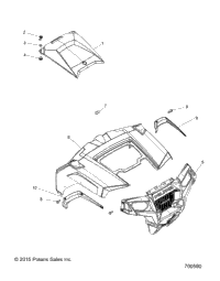 2016 RZR 570 EU (Z16VHA57FJ)