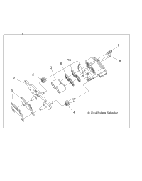 2016 RZR 900 50/55 INCH ALL OPTIONS (Z16VAA87/E87/X87)