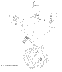 2012 RANGER 500 4X4 CREW (R12WH50AG/AH/AK/AR)