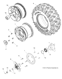 2016 RZR 900 50/55 INCH ALL OPTIONS (Z16VAA87/E87/X87)