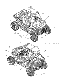2015 RZR 900 60 INCH ALL OPTIONS (Z15VBA87AJ/LJ/E87AK/AM/AT/LT/AL/AV)