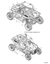2017 RZR XP 1000 TRACTOR/EU/ZUG (Z17VDE99FM/S99FM/CM)
