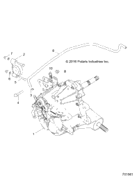 2017 RZR 900 50 INCH MD (Z17VAE87NK)