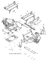 2014 RANGER 900 CREW ALL OPTIONS (R14WH88A/9EA)