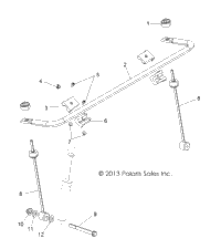 2013 RZR 800 EFI (R13VH76AC/AD/AN/AS/EAI)
