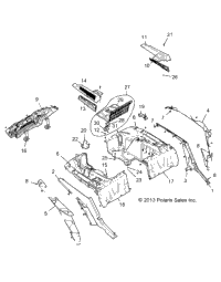 2014 RZR XP 4 1000/PS (Z146T1EAM/EAW)