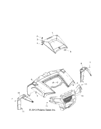 2014 RZR S 800 (Z14VE76AD/7EAL/7EAW/7EAJ/7EAU)