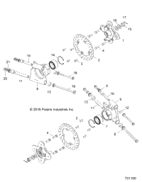 2017 RZR 900 60 INCH ALL OPTIONS (Z17VBA87A2/E87AB/AK/AM/LK)