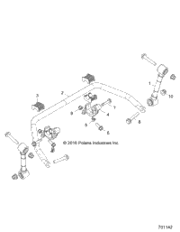 2017 RZR 900 60 INCH EU/TRACTOR (Z17VBS87C2/CB/E87F2)
