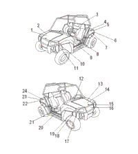 2018 RZR 170 (Z18YAV17B2/B8/N2/N8)