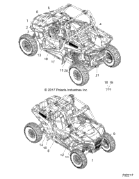 2018 RZR XP 1000 TRACTOR/EU/ZUG (Z18VDE99FK/S99CK/FK)