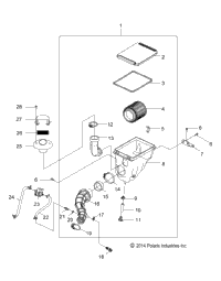 2018 RZR 170 (Z18YAV17B2/B8/N2/N8)