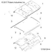 2018 R18RRU99AS/BS RANGER 1000XP PS NSTR R18RRU99AS/BS (R34)