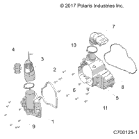 2018 R18RRU99AS/BS RANGER 1000XP PS NSTR R18RRU99AS/BS (R34)