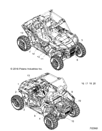 2019 RZR 1000 60 INCH EU/TRACTOR/ZUG (Z19VBE99F2/S99C2/CM)