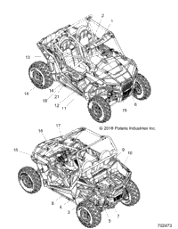 2019 RZR 1000 60 INCH PS (Z19VBE99AM/BM/LM)