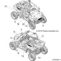 2019 RZR XP 1000 TRACTOR/EU/ZUG (Z19VDE99FK/S99CK/FK)