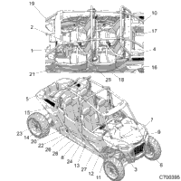 2019 RZR TURBO 4 (Z19VFE92AC/BC/AD/AM/BM/L92AG/BG)
