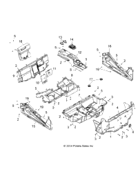 2019 RZR 900 60 INCH ALL OPTIONS (Z19VBA87A2/E87AG/AK/LG)