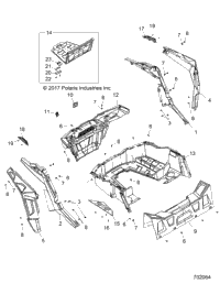 2019 RZR 900 60 INCH ALL OPTIONS (Z19VBA87A2/E87AG/AK/LG)