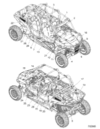 2019 RZR XP4 1000 (Z19VF_99AD/BD/AK/BK/AN/BN/LD/LK/LE/AC/BC/AL)