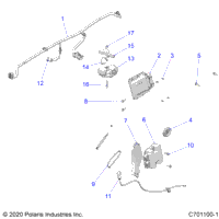 2020 RZR 900 50 INCH PS RC (Z20A5K87BG)
