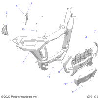 2021 RZR XP 1000 (Z21NAE99AC/AK/BC/BK/K99AG/AP/BG/BP)