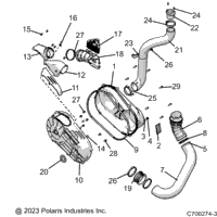 2023 RZR XP 1000 PREMIUM (Z23NAV99AL/99BL/AR/BR)