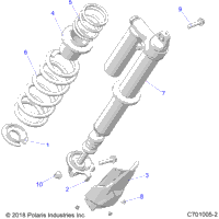 2023 RZR XP 4 1000 PREMIUM (Z23N4V99AL/BL/AR/BR)