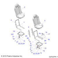 2023 RZR XP 4 1000 PREMIUM RIDE COMMAND (Z23N4K99AR/99BR/AL/BR)