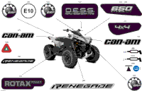 2024 T Regulation - Renegade 650 EFI - 5PRA - STD Package - Catalyst Gray