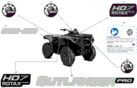 2024 North America - Outlander PRO HD7 4X4 - 1JRD - STD Package - Tundra Green