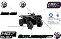 2024 North America - Outlander PRO HD7 4X4 - 1JRC - STD Package - Northern Lichen
