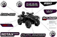 2024 North America - Outlander MAX 850 EFI 4X4 - 2LRE - XT Package - Platinum Silver Satin