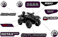 2024 North America - Outlander MAX 850 EFI 4X4 - 2LRA - XT Package - Platinum Silver Satin