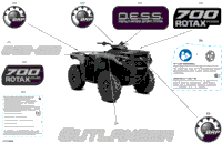 2024 North America - Outlander 700 4X4 - 1ERA - DPS Package - Granite Grey