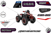 2024 CE - Renegade 1000R EFI 4X4 - 4FRD - X MR Package - Hyper Silver