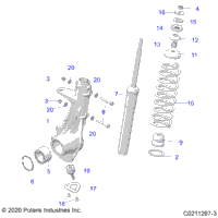 2023 SPORTSMAN 570 EPS EURO5 - 3PC INT'L (A23SEE57P2/PL)
