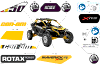 2024 CE - Maverick R 996NT - XRS - 7ARK - Neo Yellow - 77" Width SAS