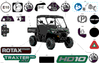 2024 CE - Traxter PRO HD10 - XU - 8VRN - Tundra Green - 64" Width