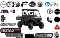 2024 CE - Traxter HD9 - XU - 6NRM - Asphalt Grey - 64" Width