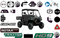 2024 CE - Traxter HD9 - XU - 6NRN - Tundra Green - 64" Width