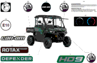2024 North America - Defender HD9 - DPS CAB - 8URA - Tundra Green - 67" Width CALI