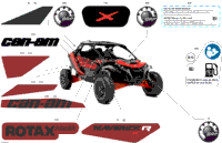 2024 North America - Maverick R 996NT - X - 8GRD - Legion Red - 77" Width CALI